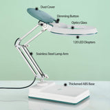 Dimmable LED Magnifying Lamp 10X N2 (Green Cover)