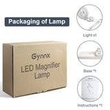 Gynnx LED Magnifying Lamp 10X N1
