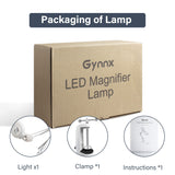 Gynnx 10X Magnifying Lamp with Clamp G1