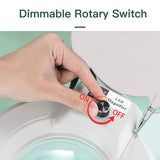 Dimmable LED Magnifying Lamp Dimmable Rotary Switch