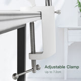 Dimmable LED Magnifying Lamp 10X,it can Adjustable Clamp,The magnifying lamp with the clamping distance up to 7.2cm, you could use in the thick desk