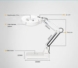 LED Magnifying Lamp ，Shape and size specifications